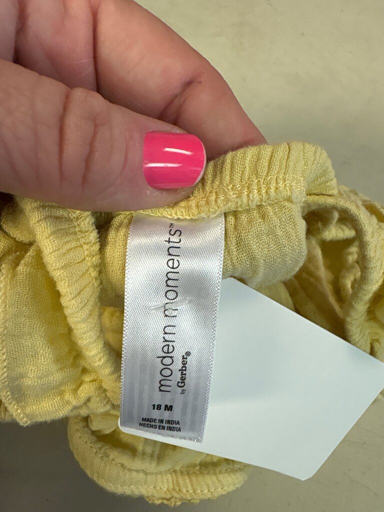 Modern Moments Yellow Baby Tank Top