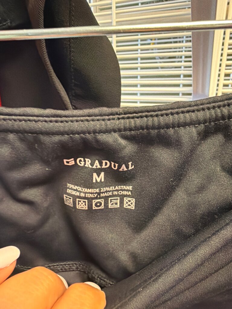 Gradual Women's Black Athletic Shorts