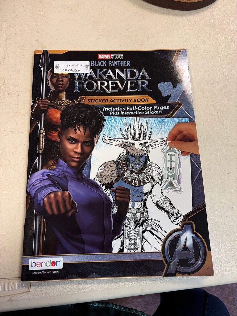 Marvel Black Panther Wakanda Forever Sticker Activity Book