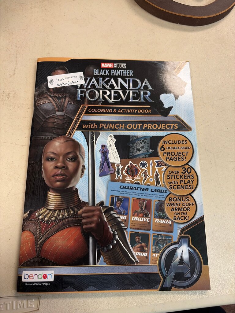Black Panther: Wakanda Forever Coloring & Activity Book
