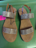 Men's Stylish Rhinestone Sandals