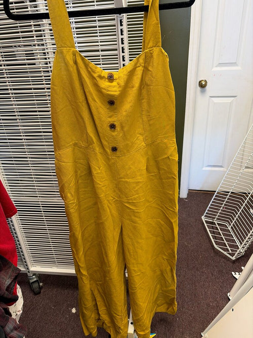 Ann Taylor Factory Yellow Jumpsuit