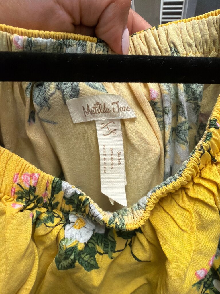 Matilda Jane Floral Yellow Dress