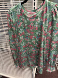 Crown & Ivy Floral Long Sleeve Top