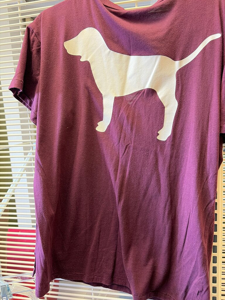 Victoria's Secret Pink Dog Graphic T-Shirt
