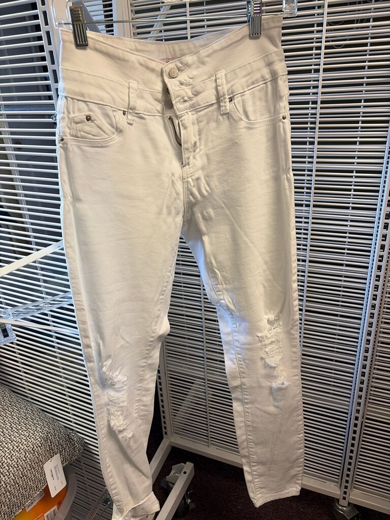 YMI WannaBetButt High Rise White Jeans