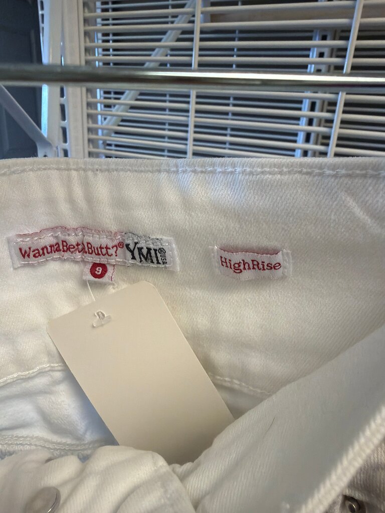 YMI WannaBetButt High Rise White Jeans