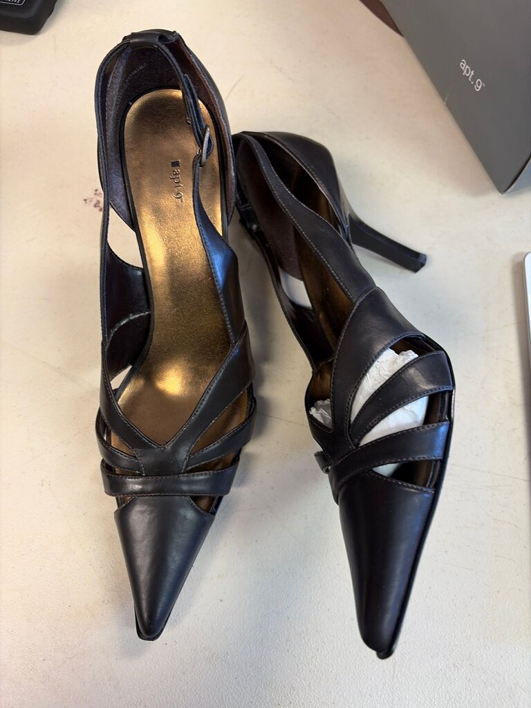 Apt. 9 Women's Black Strappy Heels