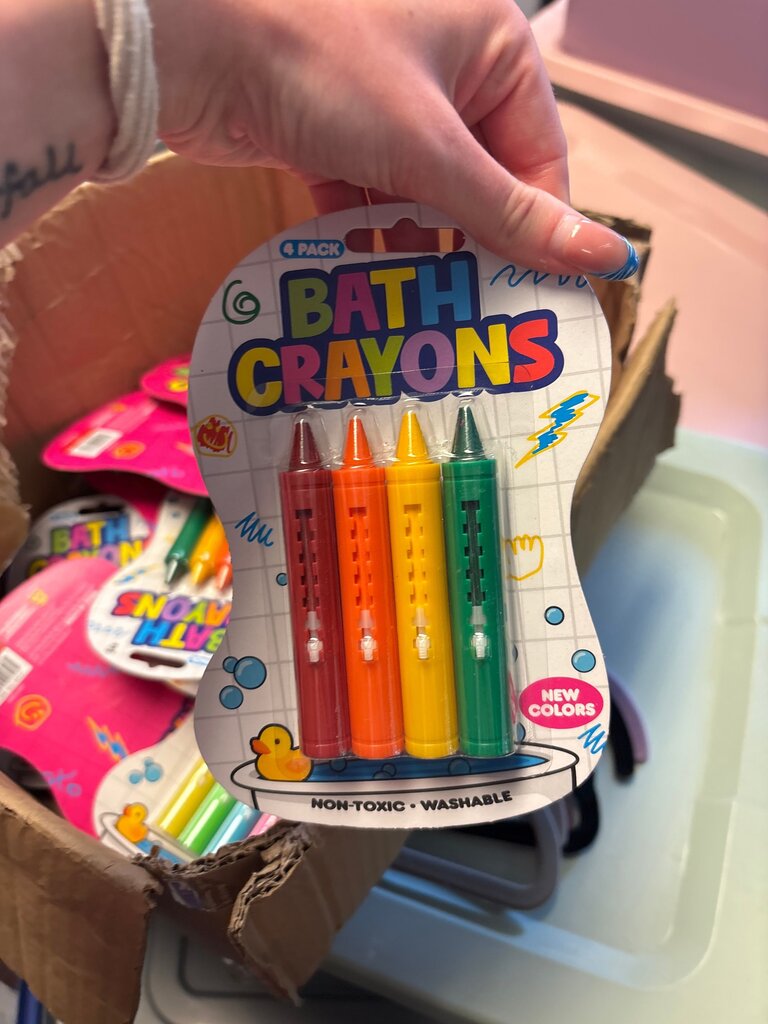 4 Pack Bath Crayons