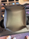 Black Leather Storage Tray