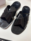 Cabana Black Slip-On Sandals
