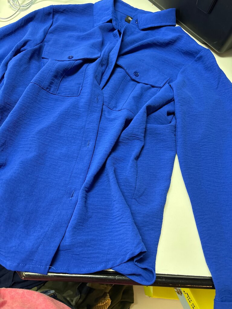 Jolie & Joy Blue Button-Up Shirt