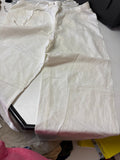 Liz Claiborne Women's White Linen Blend Pants