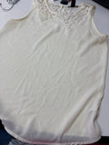 Forever 21 Cream Lace Top