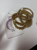 Gold Tone Bangle Bracelet Set
