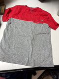 Kids Red and Gray Short Sleeve T-Shirt