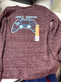 Just Press Play Graphic Sweatshirt