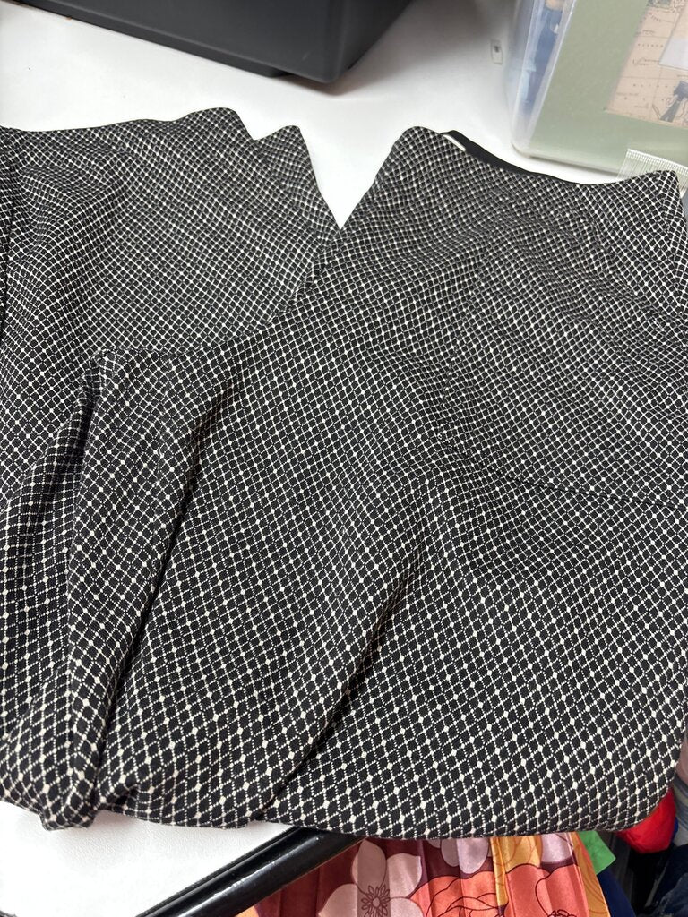 Black and White Patterned Pants
