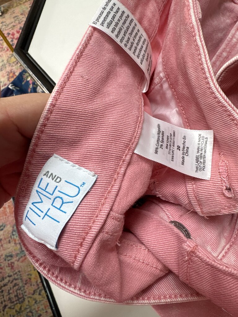 TIME AND TRU Pink Denim Jeans