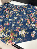 Blue Floral Women's Top