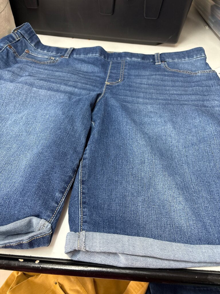 Kim Rogers Tummy Control Denim Shorts
