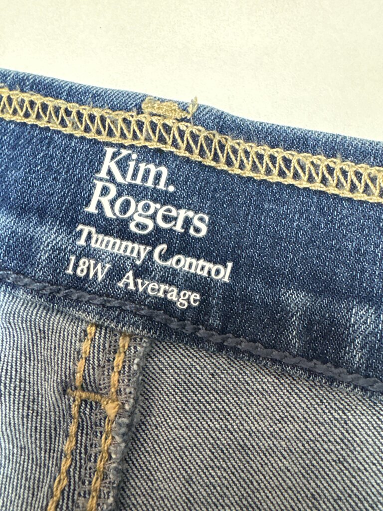 Kim Rogers Tummy Control Denim Shorts
