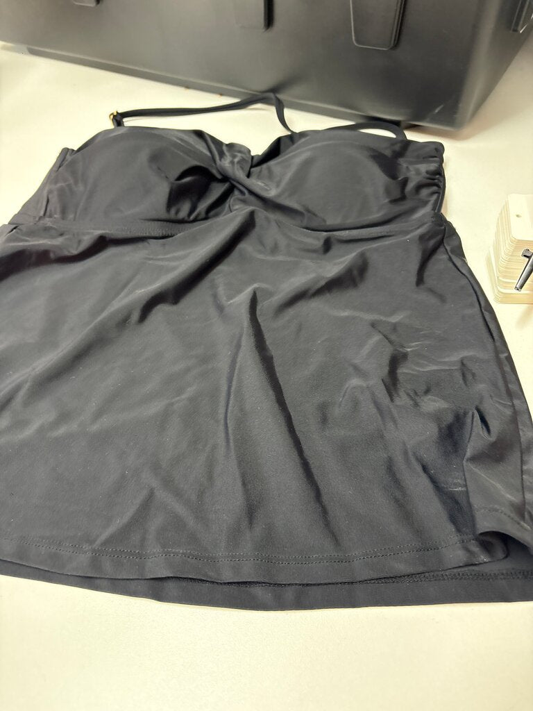 Catalina Black Bandeau Swimsuit
