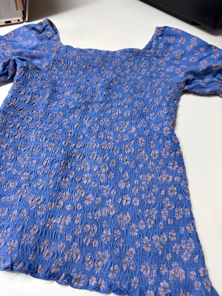 Thereabouts Women's Blue Floral Top