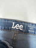 Lee Regular Fit Mid Rise Denim Shorts