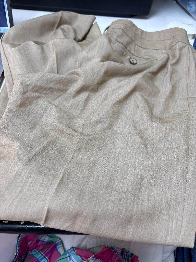 Beige Casual Pants