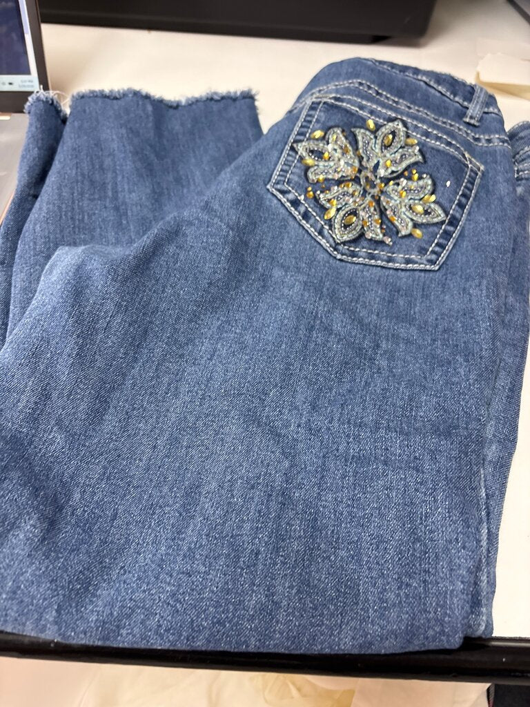 Embellished Denim Jeans