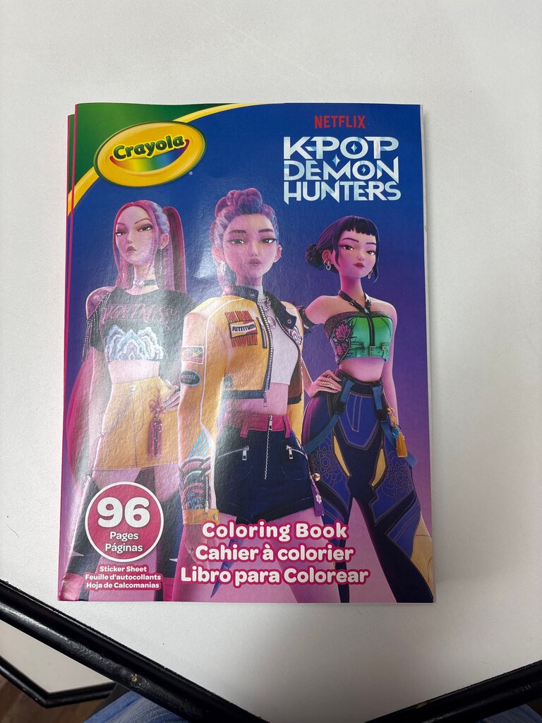 Crayola K-Pop Demon Hunters Coloring Book