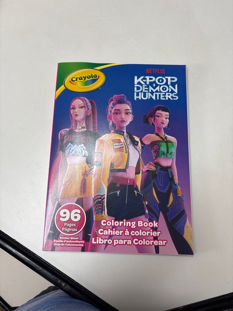 Crayola KPOP Demon Hunters Coloring Book