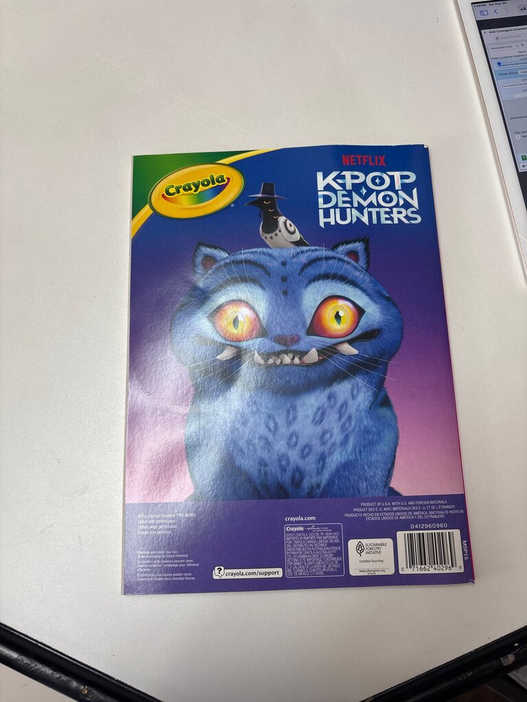 Crayola KPOP Demon Hunters Coloring Book