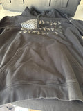 Columbia Black Hoodie with Animal Print