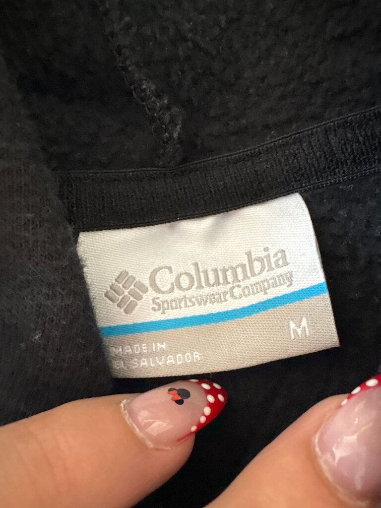 Columbia Black Hoodie with Animal Print