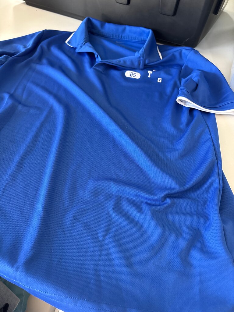 Nike Dri-FIT Blue Polo Shirt