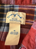 Blue Mountain Red and Multi-Color Plaid Shirt