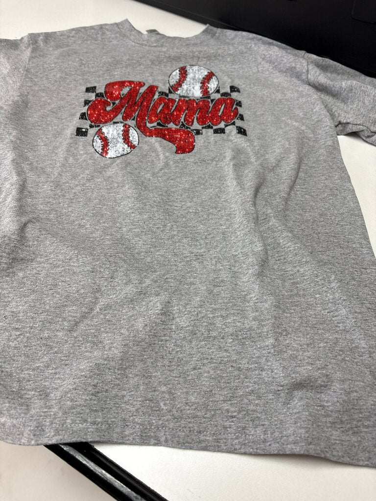 Mama Baseball Graphic Tee