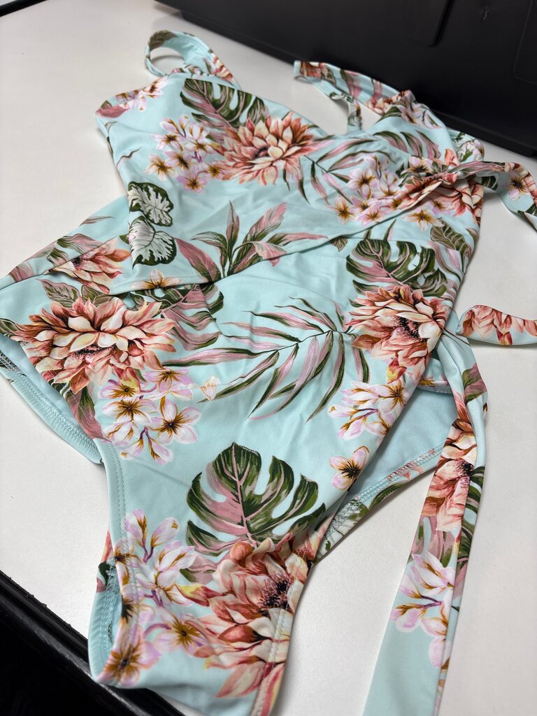 Kona Sol Floral One Piece Swimsuit