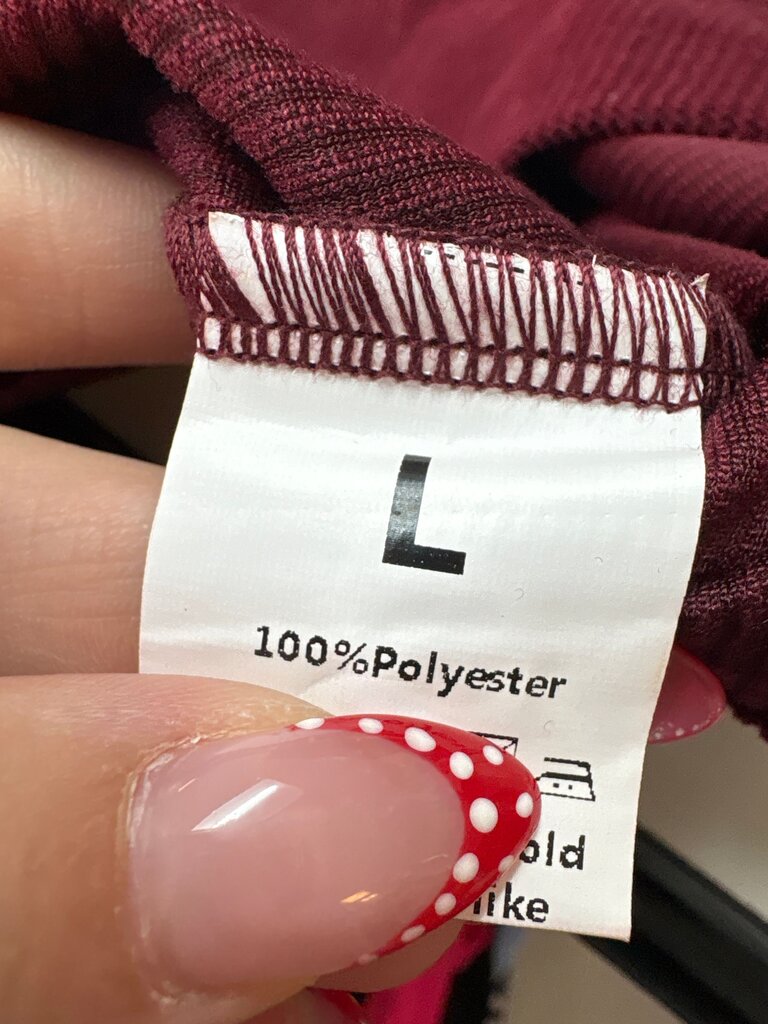 Burgundy Corduroy Skirt