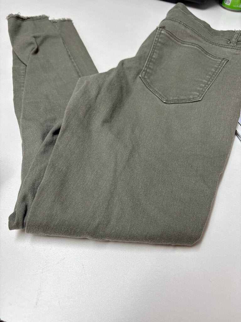 Girls Olive Green Jeans