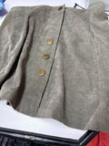 Entro Women's Corduroy Button-Up skirt