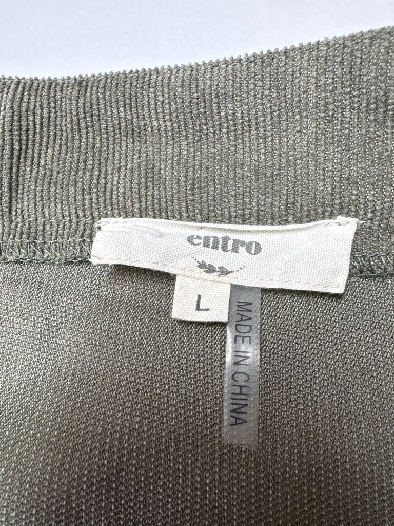 Entro Women's Corduroy Button-Up skirt