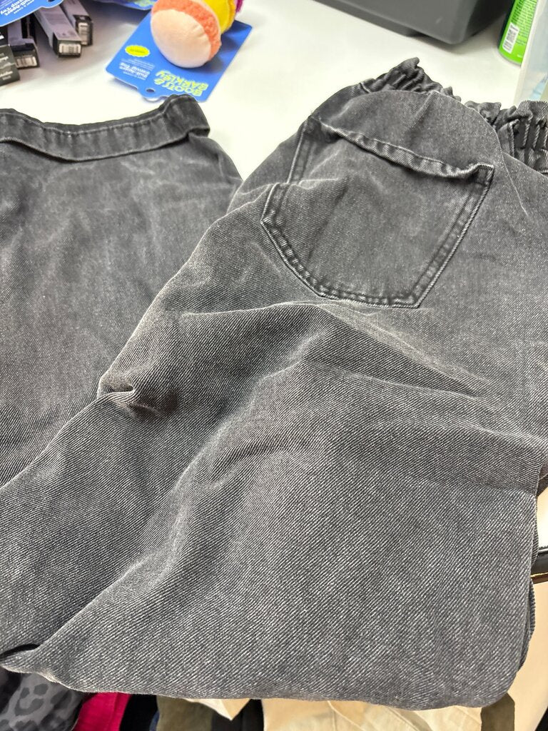 JustFab Women's Black Denim Pants