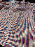 Colorful Plaid Button-Up Shirt