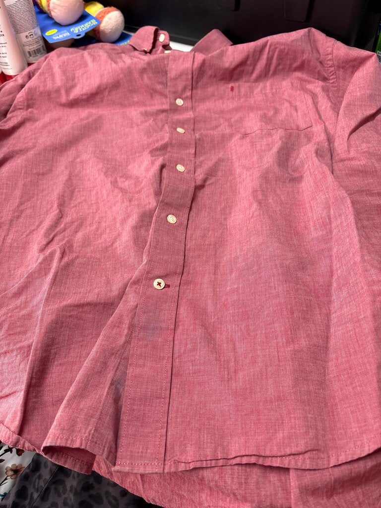 Red Button-Up Shirt