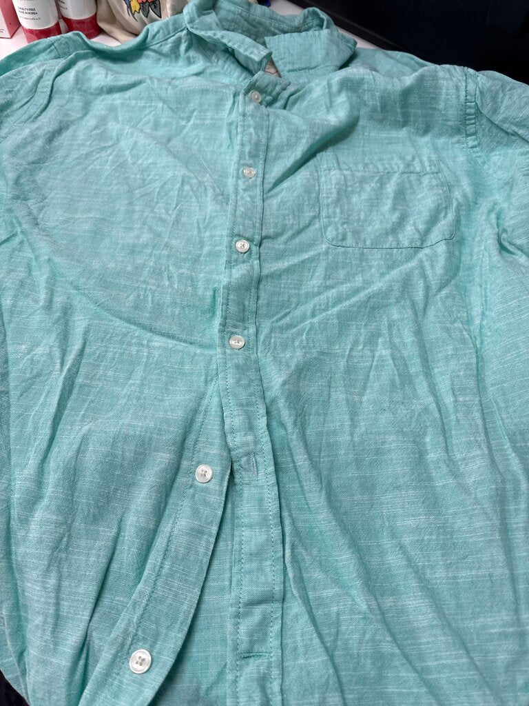 Light Green Button-Up Shirt