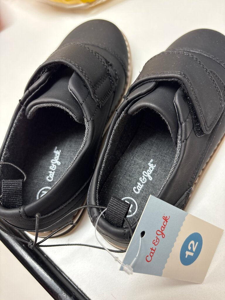 Cat & Jack Black Velcro Shoes