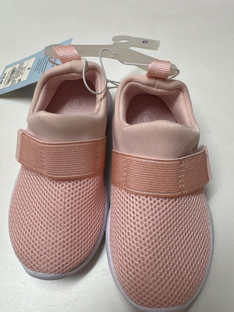 Pink Mesh Slip-On Sneakers